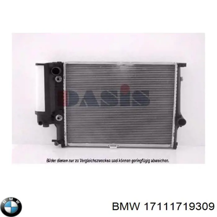 17111719309 BMW радіатор охолодження двигуна