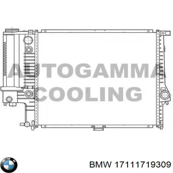 Купити 17111719309 BMW Радіатор двигуна