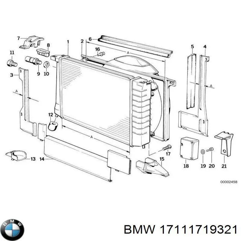  BMW 17111719321 ціна, від 20.00 USD