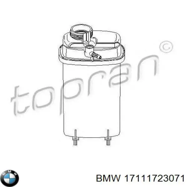 Купити 17111723071 BMW Водяний бачок системи охолодження