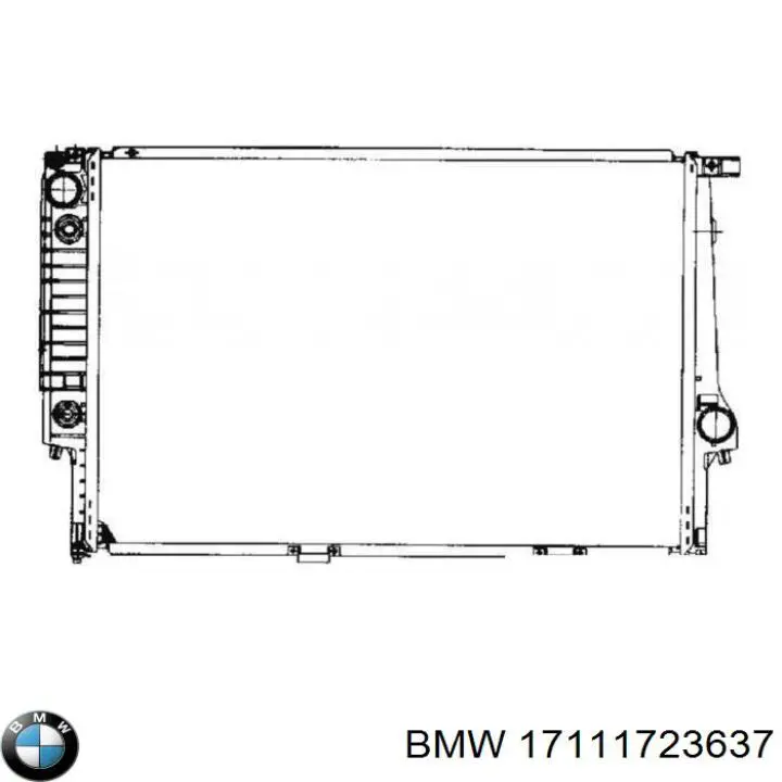 Купити 17111723637 BMW Радіатор двигуна