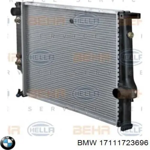 Радіатор 17111723696 BMW