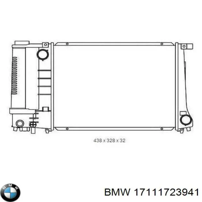 Радіатор основний BMW 17111712992 ціна, від 131.21 USD