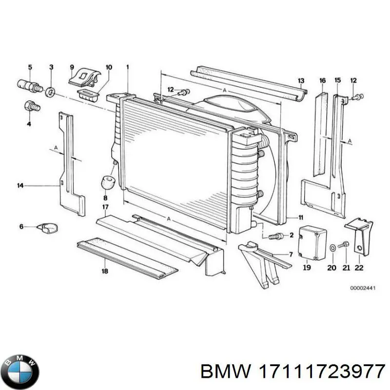  BMW 17111723977 ціна, від 120.25 USD