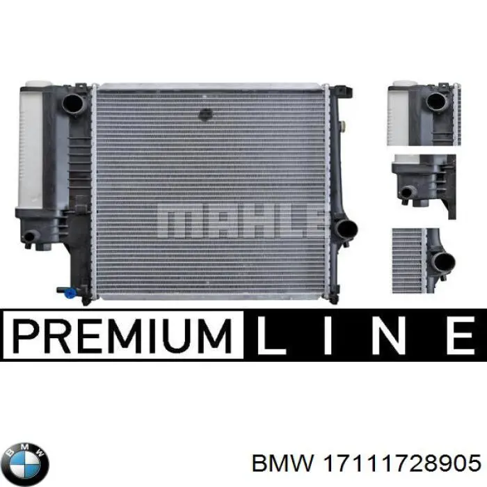17111728905 BMW радіатор охолодження двигуна