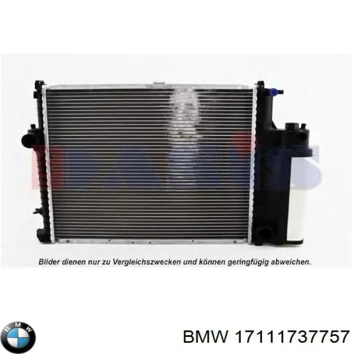 17111737757 BMW радіатор охолодження двигуна