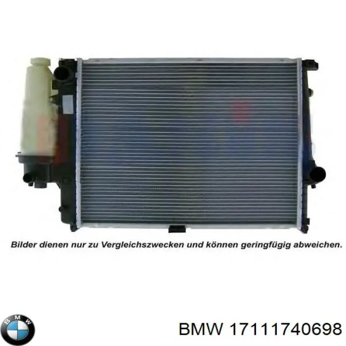 17111740698 BMW радіатор охолодження двигуна