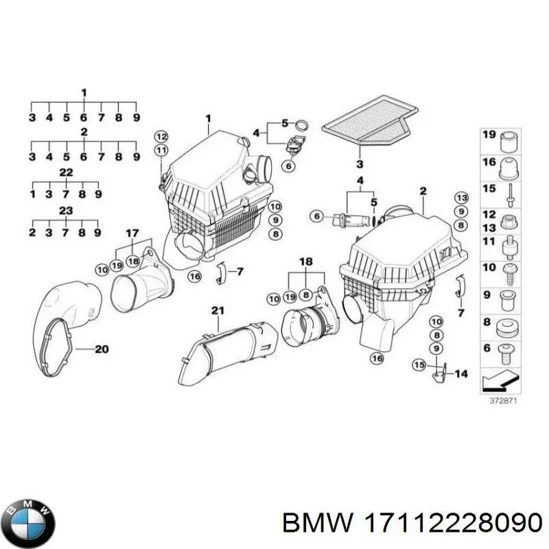  BMW 17112228090 ціна, від 42.12 USD