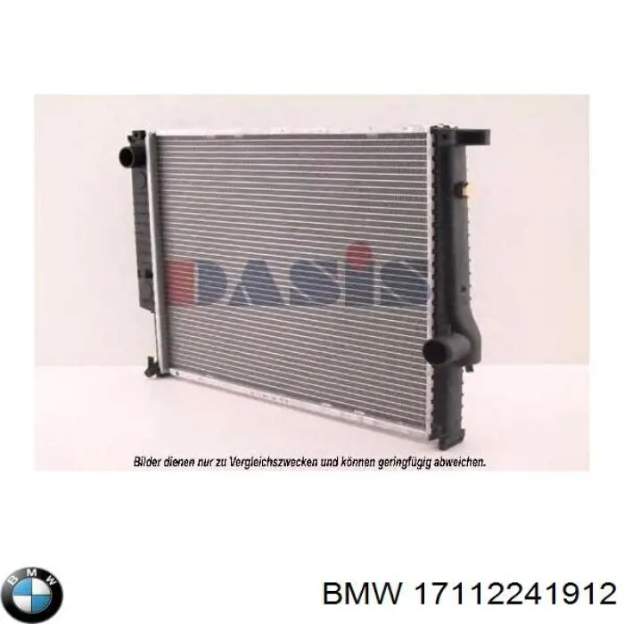 17112241912 BMW радіатор охолодження двигуна