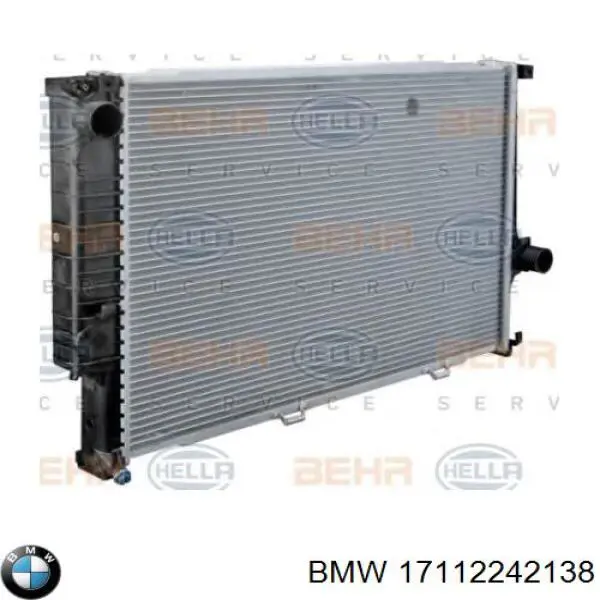 Радіатор 17112242138 BMW
