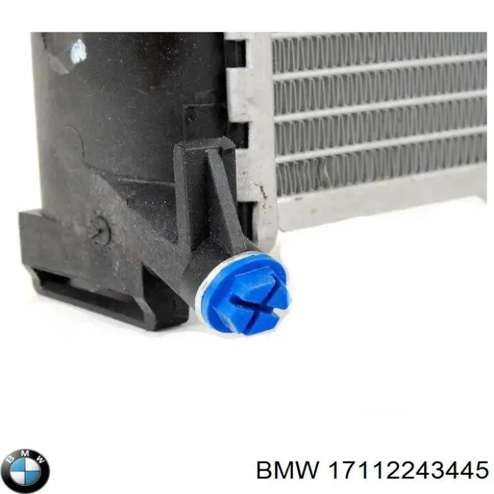 17112243445 BMW радіатор охолодження двигуна