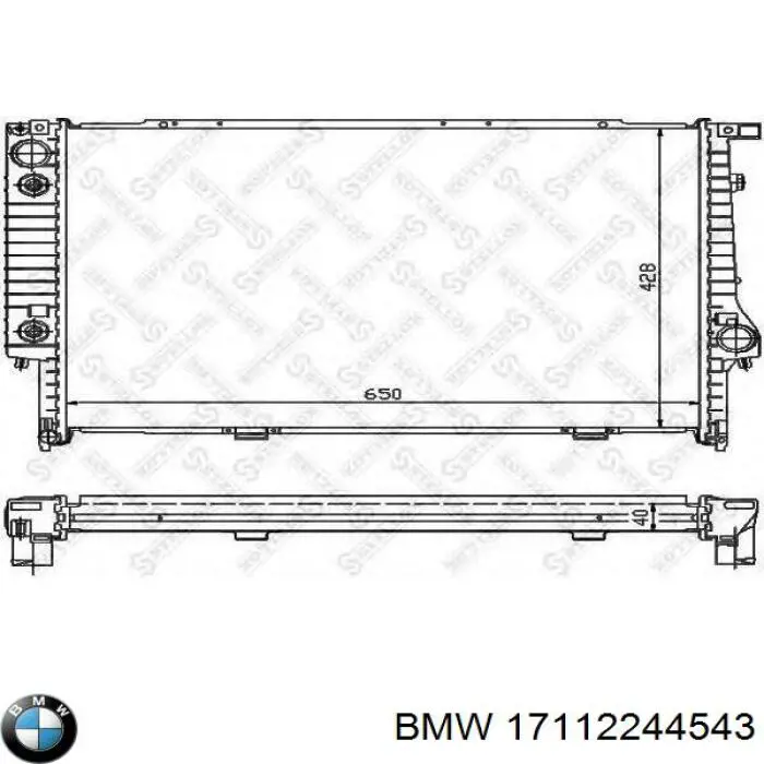 Радіатор основний BMW 17112244543 ціна, від 108.42 USD