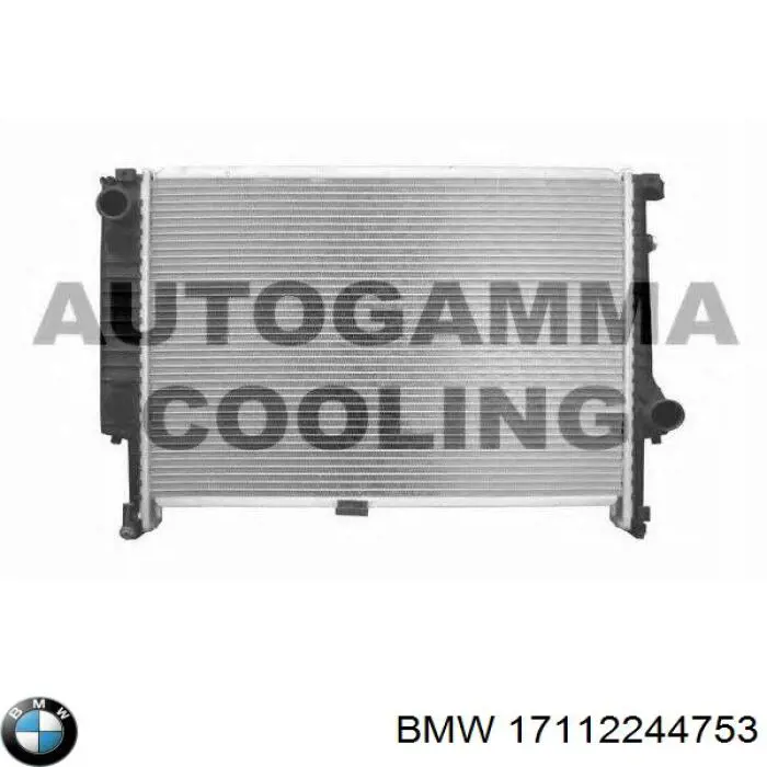 17112244753 BMW радіатор охолодження двигуна