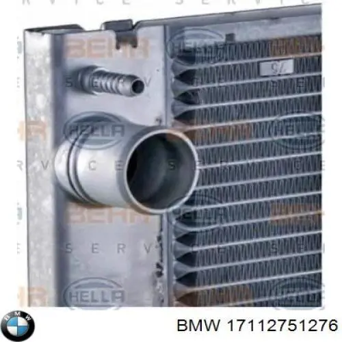 17112751276 BMW Радіатор охолодження двигуна