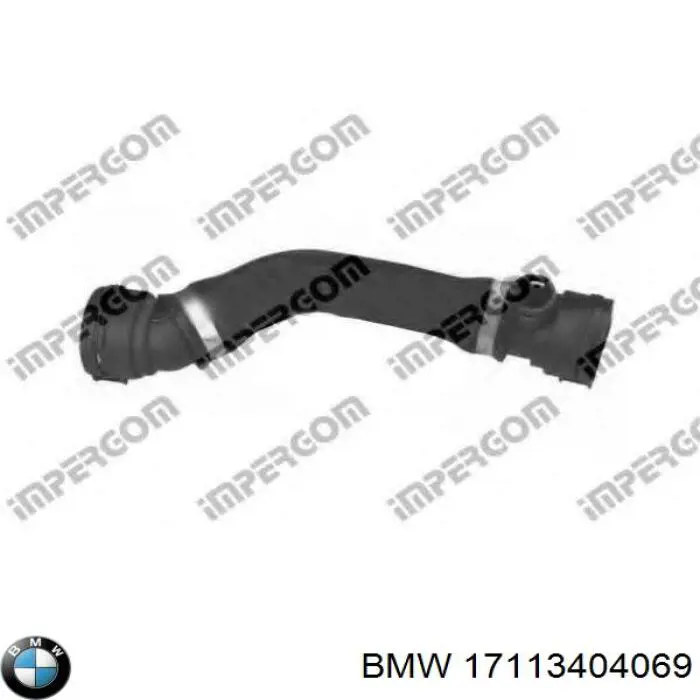 17113404069 BMW Шланг/патрубок радіатора охолодження, нижній