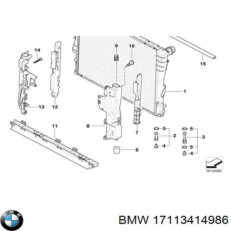 Купити 3403551 BMW Радіатор двигуна