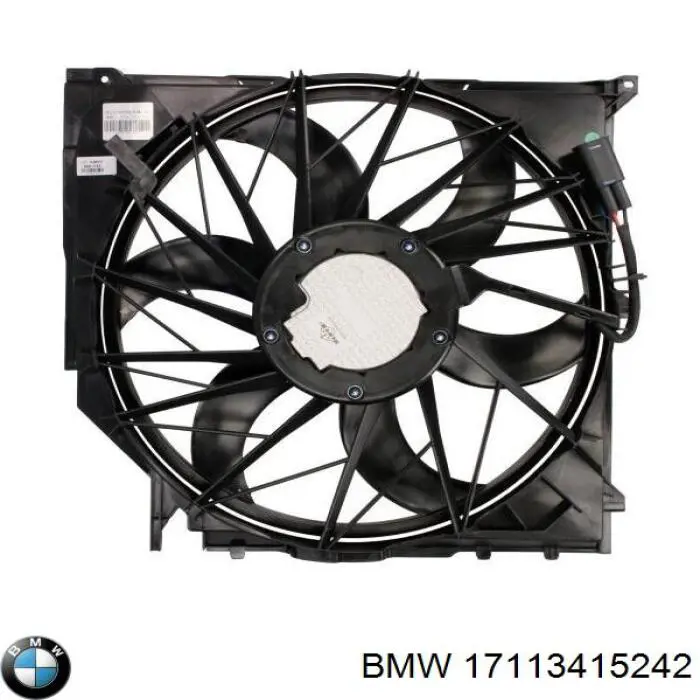 Купити Дифузор (кожух) радіатора охолодження BMW X3  E83