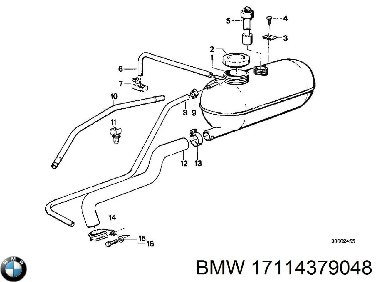 Купити 17114379048 BMW Кришка радіатора