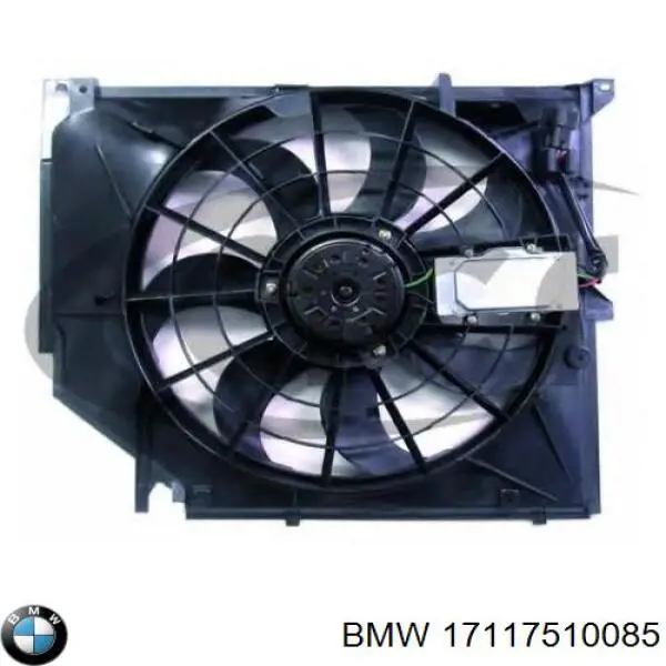 Дифузор радіатора охолодження, в зборі з двигуном і крильчаткою BMW 17117510085 ціна, від 77.52 USD