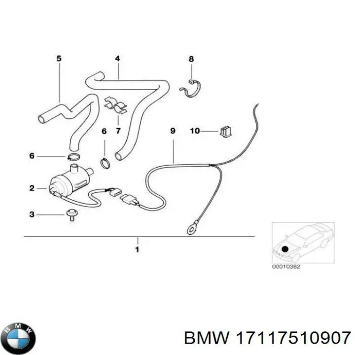 Купити 17117510907 BMW Болт гбц