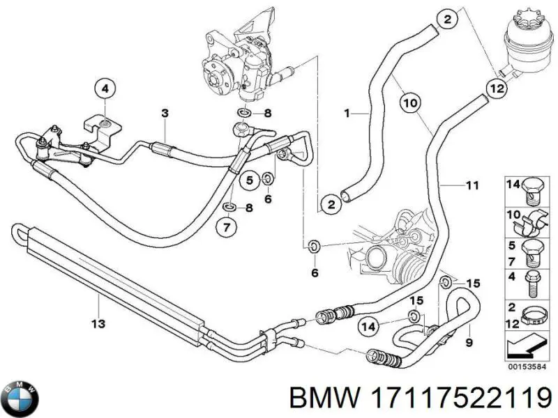 Купити 17117522119 BMW Радіатор ГП