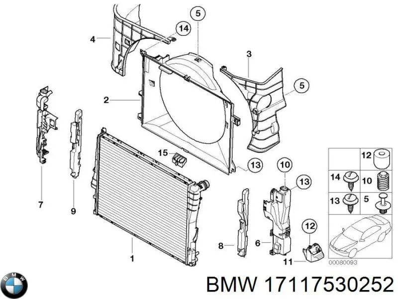 Прокладка впускного колектора BMW 17117530252 ціна, від 11.07 USD