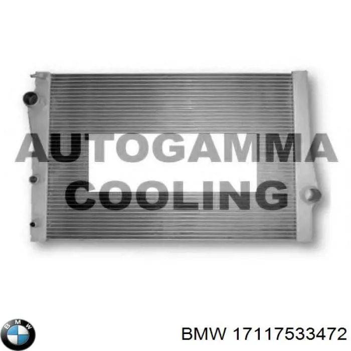 17117533472 BMW Радіатор охолодження двигуна