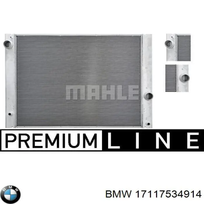 Радіатор основний BMW 17117534914 ціна, від 176.94 USD