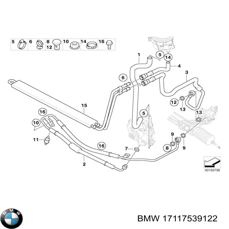 Купити 17117539122 BMW Радіатор ГП