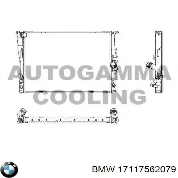 Купити 17117562079 BMW Радіатор двигуна