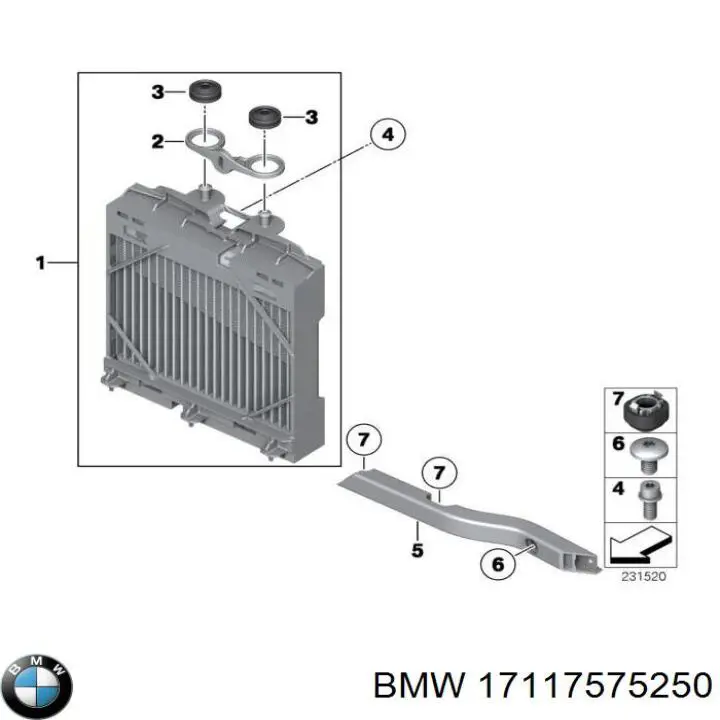 17117575250 BMW 