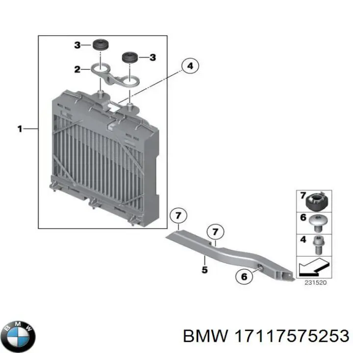  BMW 17117575253 ціна, від 16.57 USD