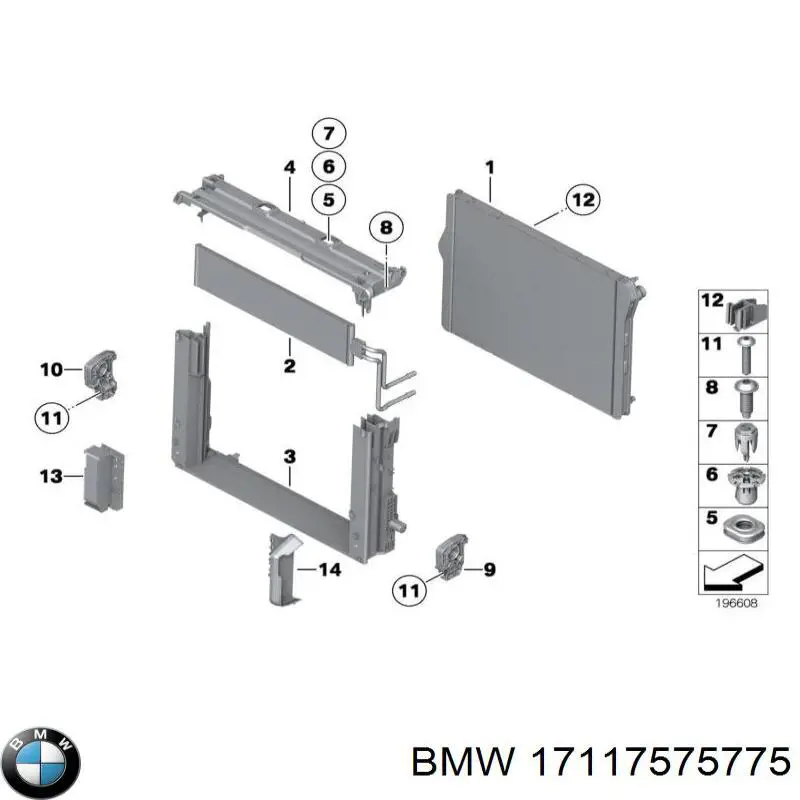17117575775 BMW 