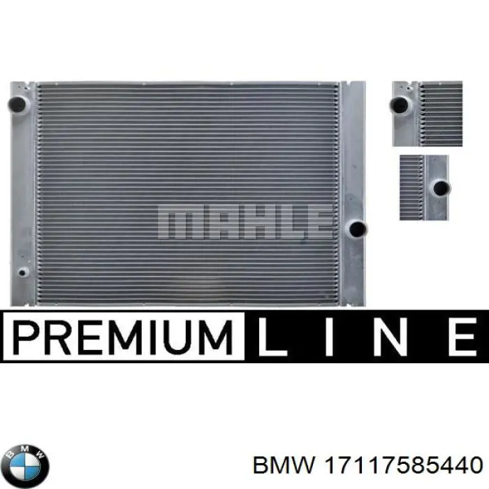 Радіатор основний BMW 17117585440 ціна, від 126.66 USD
