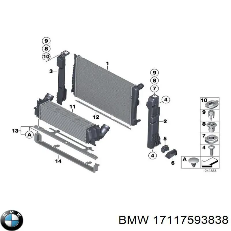 Кронштейн радіатора лівий Signeda PBM01014AL ціна, від 31.67 USD