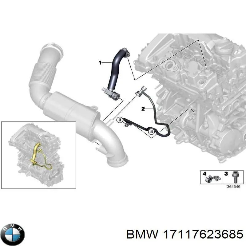 17117623685 BMW 