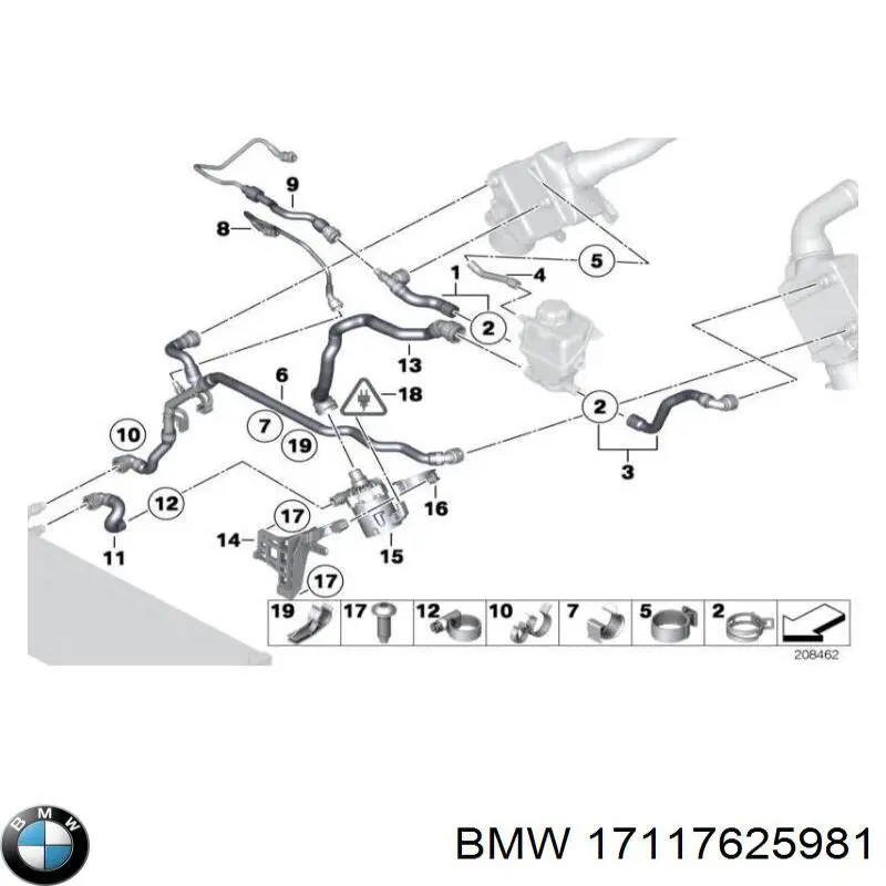  BMW 17117625981 ціна, від 66.30 USD