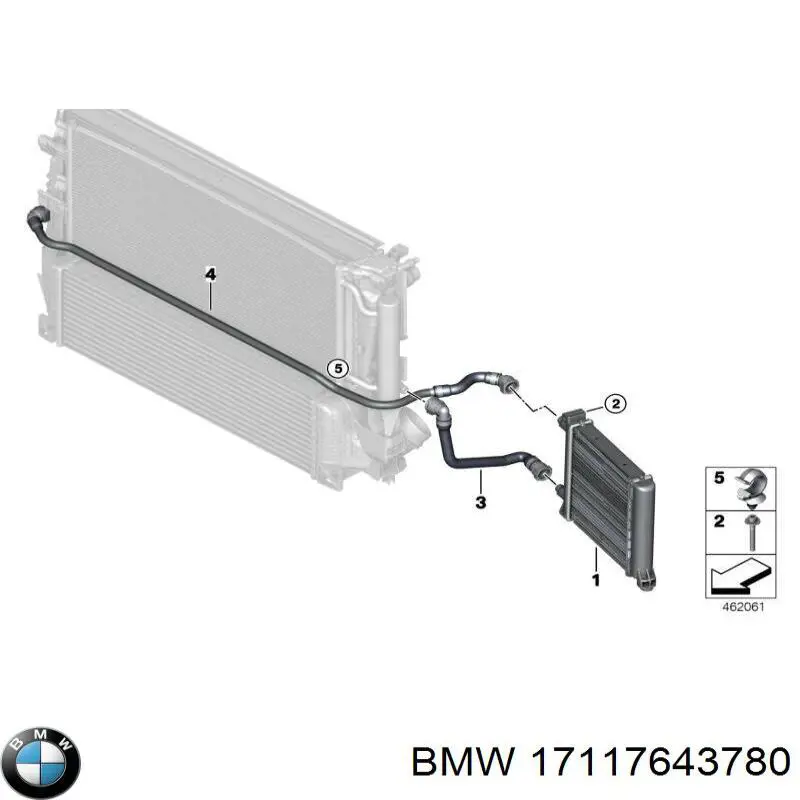 17117643780 BMW Радіатор охолодження двигуна