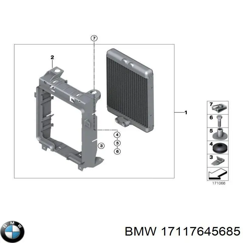 BMW 17117645685 ціна, від 63.35 USD