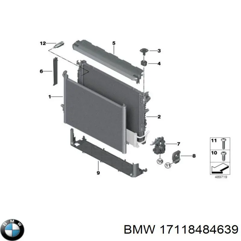 Радіатор охолодження, додатковий CR936000P Mahle Original