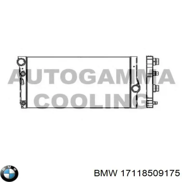 Купити 17118509175 BMW Радіатор двигуна