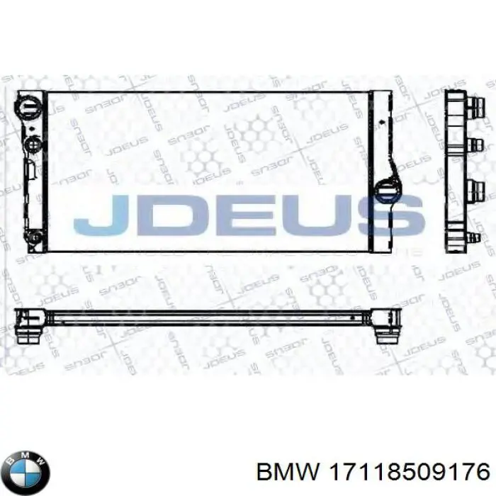 Радіатор основний BMW 17118509176 ціна, від 63.33 USD