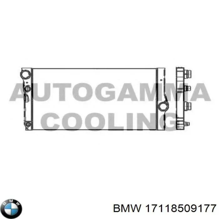 Радіатор основний BMW 17118509177 ціна, від 64.64 USD