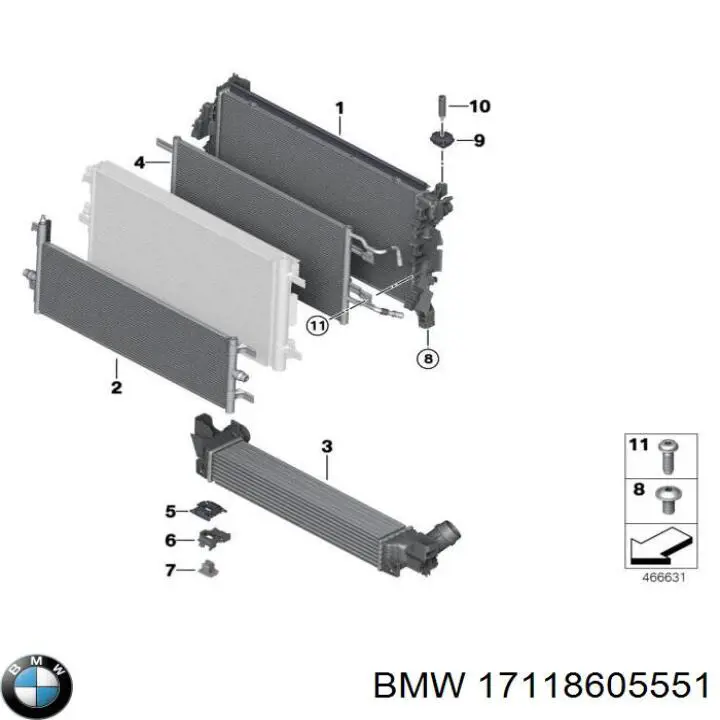  BMW 17118605551 ціна, від 4.14 USD