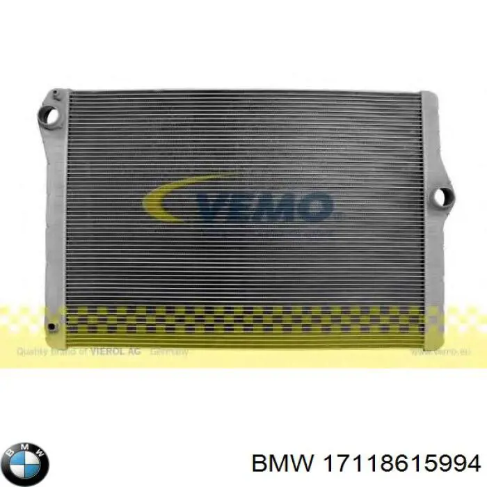17118615994 BMW радіатор охолодження двигуна