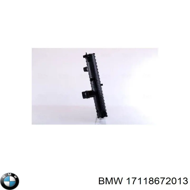 17118672013 BMW радіатор охолодження двигуна