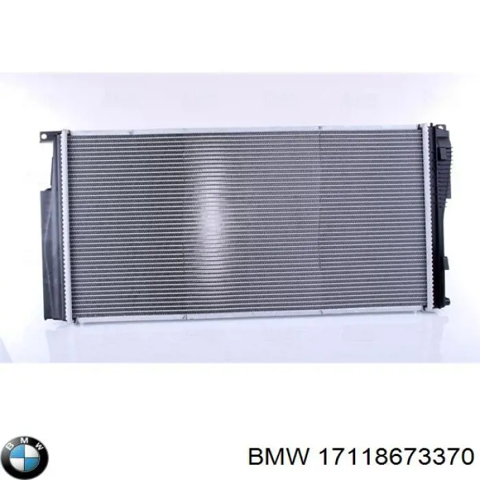17118673370 BMW радіатор охолодження двигуна