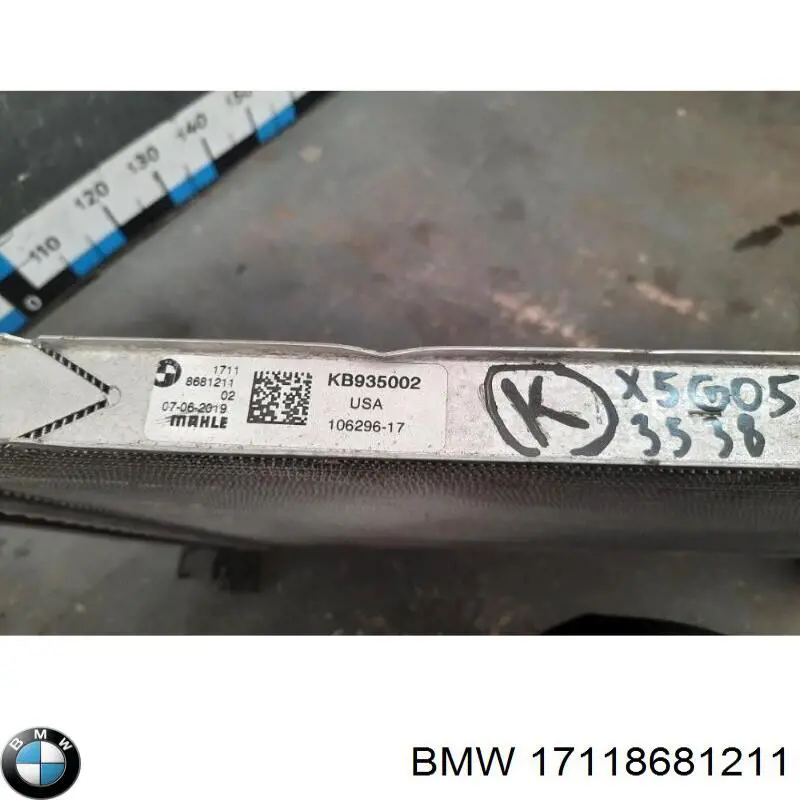 Купити 17115A06FE1 BMW Радіатор двигуна