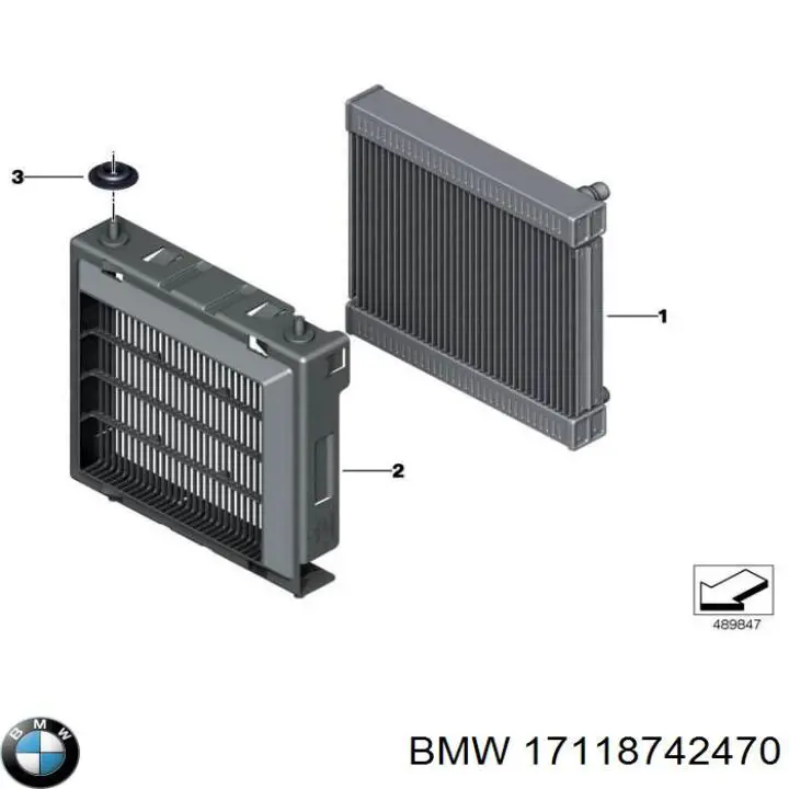 Рамка кріплення радіатора BMW 17118742470 ціна, від 64.45 USD