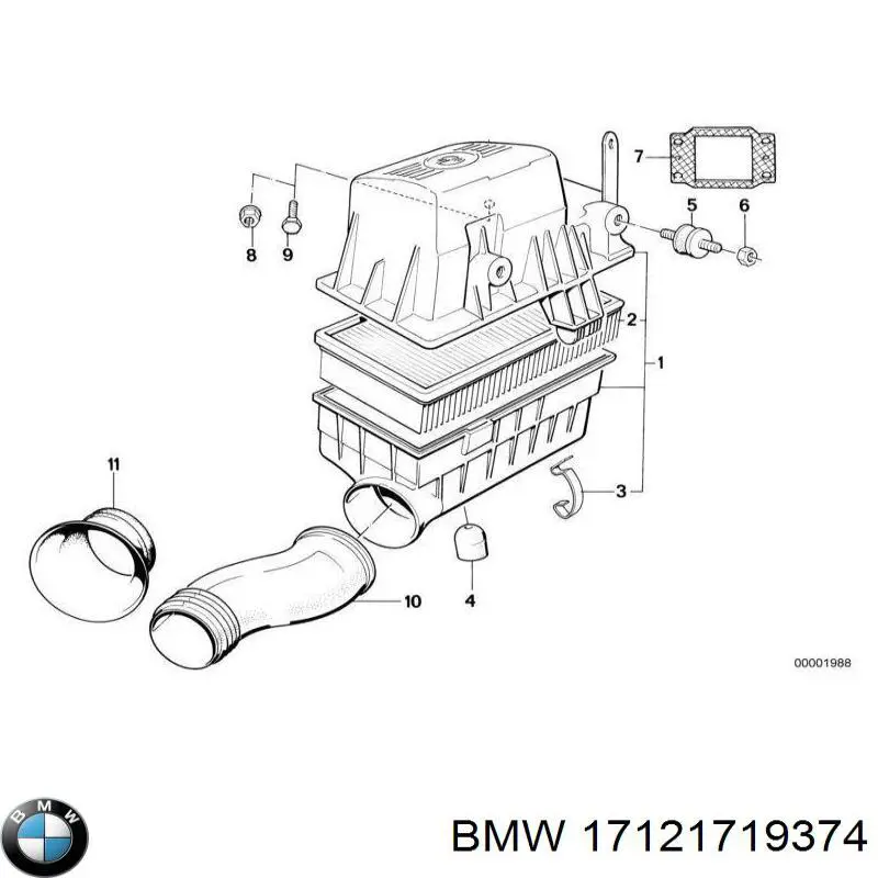  BMW 17121719374 ціна, від 22.32 USD
